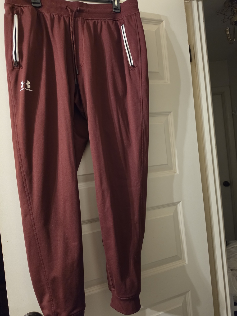 Under Armour Men's Maroon Performance Track Pants
